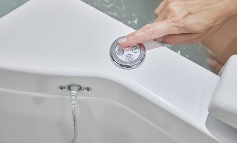 Indiana Walk In Bath Button Details