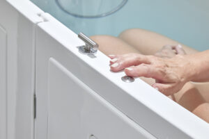 Walk In Bathtub Door Locking Mechanism