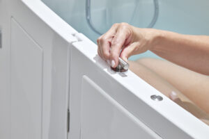 Walk In Bathtub Door Locking Mechanism